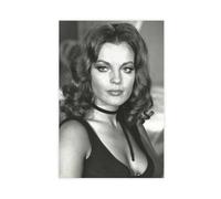 RTFDS Poster sur toile avec actrices autrichiennes Romy Schneider - Décoration pour chambre à coucher, bureau, chambre - Sans cadre - 60 x 90 cm