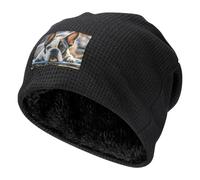 RTFGHJS Bonnet bouledogue français mignon hiver chaud casquettes douces pull casquette souple pour homme bonnet unisexe, Chien bouledogue français mignon, taille unique