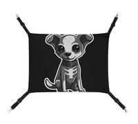 RTFGHJS Hamac suspendu pour animal domestique - Hamac pour cage - Doux et respirant - Autocollants pour chien - Avec crochets en métal - Tapis de repos pour chats, chiens, lapins et autres petits