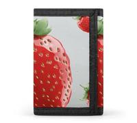 RTFGHJS Portefeuille à trois volets pour homme, coccinelle amusante tenant parapluie, porte-monnaie, porte-monnaie fin avec pince à billets et porte-cartes de crédit avec 8 emplacements pour cartes