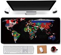 RTGGSEL 31.5X11.8 Pouces Antidérapant Longue Extension Grand Tapis de Souris de Jeu avec Bord Cousu XL Tapis de Souris pour Clavier d'Ordinateur Portable Tapis de Table