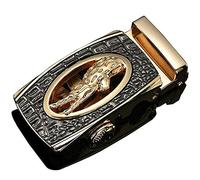 RTGGSEL Boucle de ceinture à cliquet de 40 mm pour homme uniquement pour sangle de ceinture de 1 3/8 coulissante en cuir automatique de rechange (6)