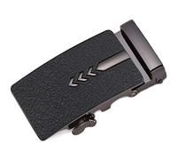 RTGGSEL Boucle de ceinture à cliquet de 40 mm pour homme uniquement pour sangle de ceinture de 1 3/8 coulissante en cuir automatique de rechange (33)