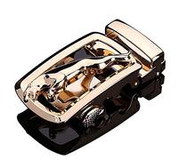 RTGGSEL Boucle de ceinture à cliquet de 40 mm pour homme uniquement pour sangle de ceinture de 1 3/8 coulissante en cuir automatique de rechange (26)