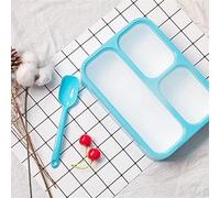 RTHGTFFH Lunch Box Boîte à Loisirs en Treillis à Grande capacité Échange d'aliments Portables Voyage Camping Camping Camping School Matériel sain 1000ml (Color : Blue)