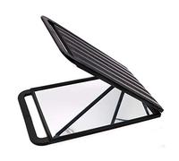 RTHGTFSZ Miroir Rétroviseur de Voyage Pliant, Miroir ultravior rectangulaire réglable Portable, for Voyager, Camping, Maison, Couleur: Noir, Taille: 36 * 23.5cm