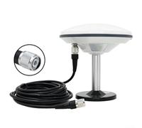 RTK Grade GNSS Antenne pour F9P GPS L1 L2 GLONASS G1 G2 BeiDou B1 B2 B3 E1 E5b Circulaire Polarisée IP67 Utilisation extérieure (Antenne + CableTNC)