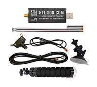 RTL-SDR Blog V3 R860 RTL2832U 1PPM TCXO HF Bias Tee SMA Software Defined Radio with Dipole Antenna Kit (Noir)