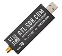 RTL-SDR Blog V3 R860 RTL2832U 1PPM TCXO SMA Software Defined Radio (Dongle Uniquement) (Noir)