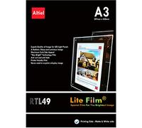 RTL49-10 feuilles A3 - Papier rétroélairé haute qualité/Lite Film® pour éclairage LED, boîte lumineuse, panneaux lumineux pour les copieurs laser et les imprimantes à jet d'encre