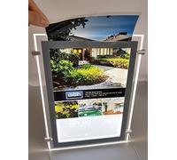 RTL50L Lot de 10 feuilles de papier Lite Film rétroéclairé laser pour photocopieurs laser, pour affichage de poche à lumière Lite Film dans les agents immobiliers ou tout panneau lumineux à DEL (A4 x