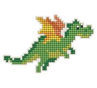 RTO Collection D'Art Diamond Painting Magnet Kit 4.5"X2.75"-Dragon