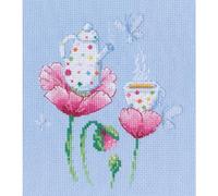 RTO Kit de broderie au point de croix Motif thé pour la fée I