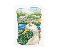 RTO Kit de point de croix "Le vieux jardin de grand-mère", motif à compter, 12x1