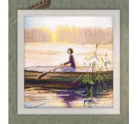 RTO Kit de point de croix "Lumière du matin", motif à compter, 22,5x23cm