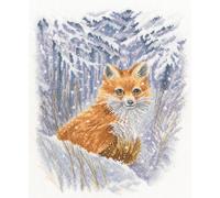 RTO Kit de point de croix "Rencontre", motif à compter, 23,5x28,5cm