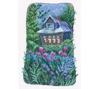 RTO set de broderie au point de croix "Le vieux jardin de grand-mère", 12x17.5cm C351