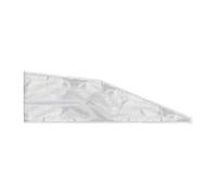 Rtppyakk Joint de fenêtre pour climatisation portable, joint de fenêtre avec fermeture éclair et colle rapide, blanc