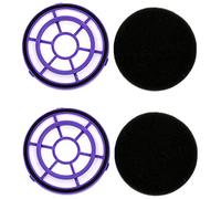 Rtppyakk Lot de 2 accessoires pour aspirateur Filtre HEPA Applicable pour D-526 WP526 Pièces de rechange pour aspirateur