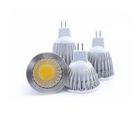 RTQAZWSXE, 10pcs/lot LED COB Spotlight AC220V 5W GU10/E27/E14 Dimmable Home Decor Lamp, MR16 12V Spot Light(Cold White,MR16 DC 12V)