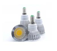 RTQAZWSXE, 10pcs/lot LED COB Spotlight AC220V 5W GU10/E27/E14 Dimmable Home Decor Lamp, MR16 12V Spot Light(Cold White,E14 AC 220V)