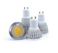 RTQAZWSXE, 10pcs/lot LED COB Spotlight AC220V 5W GU10/E27/E14 Dimmable Home Decor Lamp, MR16 12V Spot Light(Cold White,GU10 AC 220V)