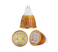 RTQAZWSXE, Lot de 10 ampoules LED for projecteur AC85-240 V GU10/E12/B22/E27/E14 3 W/4 W/5 W, MR16 DC12 V(Cold White 3w,MR16 DC 12V)