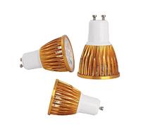 RTQAZWSXE, Lot de 10 ampoules LED for projecteur AC85-240 V GU10/E12/B22/E27/E14 3 W/4 W/5 W, MR16 DC12 V(Warm White 5w,GU10 85-265V)