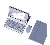 RTQAZWSXE YSJX Ensemble Clavier et étui adapté à l'iPad Pro 11 Pouces 2018-2022 Universel(Grey+Backlit Keyboard+Mouse)