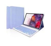 RTQAZWSXE YSJX Ensemble Clavier et étui adapté à l'iPad Pro 11 Pouces 2018-2022 Universel(Purple+Backlit Keyboard)