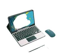 RTQAZWSXE YSJX Ensemble Clavier et étui adapté à l'iPad Pro 11 Pouces 2024/2025 Universel(Dark Green+Touch Keyboard+Mouse)