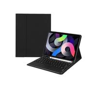 RTQAZWSXE YSJX Étui de Protection for Tablette avec Ensemble Clavier et Souris, adapté à l'iPad air4/5/air11 10.9 Pouces Universel(Round Touch Keyboard+Black)