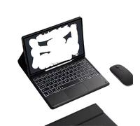 RTQAZWSXE YSJX Keyboard+Mouse+Protective Case Suitable for Samsung Galaxy Tab A11 Plus/A9+/A9plus 11 inch 2023(Black+Touch Backlit KB+Mouse)
