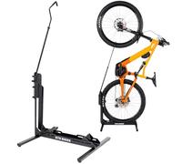 RTR BIKES Brutus Up Support Vélo Vertical et Horizontal - Râtelier Sol Gain de Place pour VAE et VTT jusqu'à 30kg - Compatible 24-29 Pouces & Pneus 3,5" - Fabriqué en UE