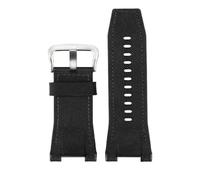 RTRCAGAKM Bracelet de montre for Casio adapté for G-SHOCK GST-210/W120L/S130L/S310 GST-B100 W300/400G Bracelet de montre cranté for homme 26 mm Accessoires(Nylon black silver)