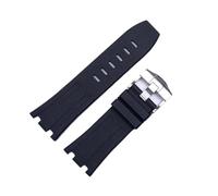 RTRCAGAKM Convient for Audemars et for Piguet Convient for Royal Oak Bracelet Convient for AP 15710 26470 Bracelet de montre de sport en caoutchouc de silicone 28 mm Accessoires de bracelet de montre(