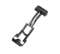 RTRCAGAKM Convient for Hublot Watch Boucle déployante 18 22MM Boucle en acier inoxydable Bracelet en cuir et caoutchouc Accessoires avec(Black,22mm)