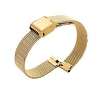 RTRCAGAKM Convient for le bracelet de montre en acier for Armani de petite taille, convient for DW, convient for Longines, convient for le bracelet en maille for CK 6, 8, 10 mm(10mm,Model B-Silver)