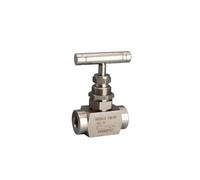 RTRCAGAKM Vanne à aiguille haute pression 304/316L 1/8" 1/4" 3/8" 1/2" 1" filetage femelle à travers plaque d'instruments (3/8", 304_Through Plate)