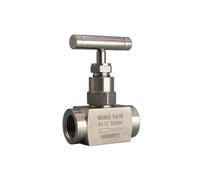 RTRCAGAKM Vanne à aiguille haute pression 304/316L 1/8" 1/4" 3/8" 1/2" 1" filetage femelle à travers plaque (M20,304_ordinaire)