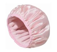 RTRTGS 1 Pc Bonnet de Douche, Bonnet de Douche à Triple Couche pour les Femmes, Bonnet de Douche Imperméable avec Liner Microfibre, Accessoires de Bain Pratiques, Grand Bonnet de Douche Réutilisable