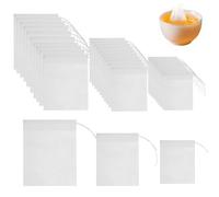 RTRTGS 300pcs Filtre à Thé Papier Jetable, Sachet The a Remplir Jetable avec Cordon de Serrage, Sachet de Thé Réutilisable pour Thé En Vrac, Café, Thé de Fleurs, Herbes, Epices, Lavande