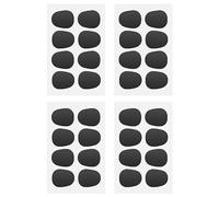 RTRTGS 32Pcs Pastille Protege Bec Coussins Coussinets Patchs Pour Bec Embouchure De Saxophone Alto/Ténor, 0,8mm Noir，Coussin Clarinette, Coussins Embouchure, Coussin Embouchure pour Saxophone Alto