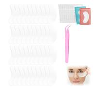RTRTGS 50 Paires Patchs Individuels Sans Peluches Extension de Cils, Yeux, Anti-Cernes et Hydratant pour Réduire les Poches, Teinture des Cils, Sans Gel, Personnelle