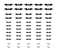 RTRTGS 60 Pièces 3D Grande Chauve Souris Halloween, Horreur Chauve Souris Stickers Muraux, Effrayant Réaliste Chauve Souris Decoration Halloween Interieur pour Fenêtre, Mur, Porte, Fête Déco