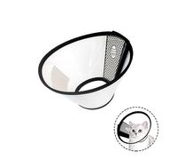 RTRTGS Cône Collerette en Plastique, Protecteur de Cou Réglable,Collier, Convient pour chatons et chiots, Taille chats et chiens de Small,Taille mini