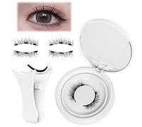 RTRTGS Faux Cils Magnetique,Réutilisable Faux Cils Magnetique Naturel avec applicateur, pas besoin de colle Cils Magnetique QUEWE Facile à porter et à enlever, Livré avec un guide
