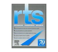 Rts recherche transports securite n 70 janviermars 2001 - Collectif - Lavoisier Industrie - broché - Livre