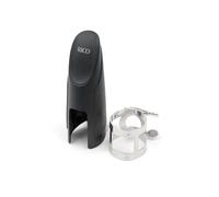 Rts1N - Ligature Et Couvre-Bec Rico, Saxophone Ténor Avec Bec Plastique, Plaque Nickel Ligatures saxophone ténor