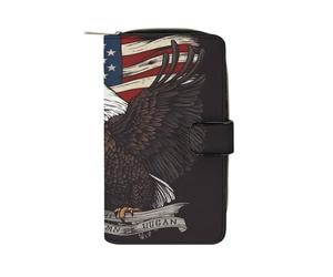 RTSEBVN Portefeuille en cuir multifonction long portefeuille tendance avec impression Raptor à tête blanche pour femme et homme, style, 19,7 x 11 x 3,5 cm, portefeuille en cuir, Style :, 19.7x11x3.5cm